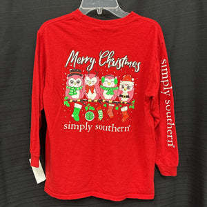 "Merry Christmas" Top