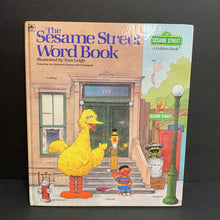 Load image into Gallery viewer, The Sesame Street Word Book (Golden Book Vintage Collective 1983) (Sesame Street) (Language/Dictionary) -character educational hardcover
