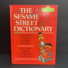 Load image into Gallery viewer, The Sesame Street Dictionary: A First Book of Words and their Meanings (Sesame Street) (Vintage Collectible 1980) (Linda Hayward) -educational character hardcover

