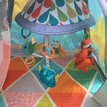 Load image into Gallery viewer, Infant to Toddler Play Activity Gym &amp; Fun Teepee w/4 Attachments
