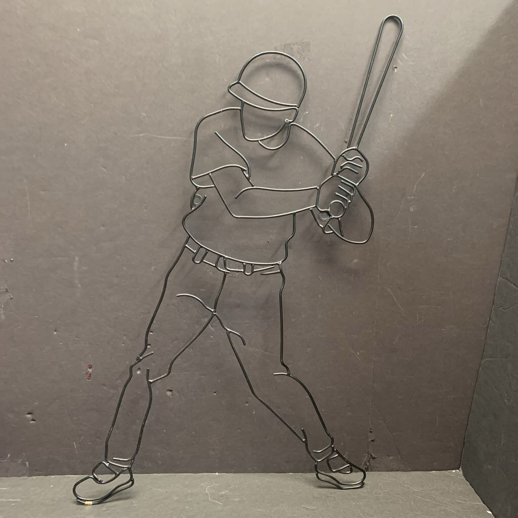 Metal Baseball Player