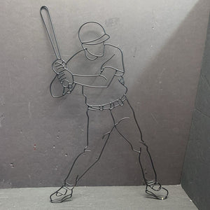 Metal Baseball Player
