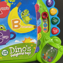 Load image into Gallery viewer, Dino&#39;s Delightful Day! Interactive Book Battery Operated
