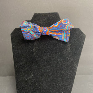 Boys Paisley Clip On Bowtie