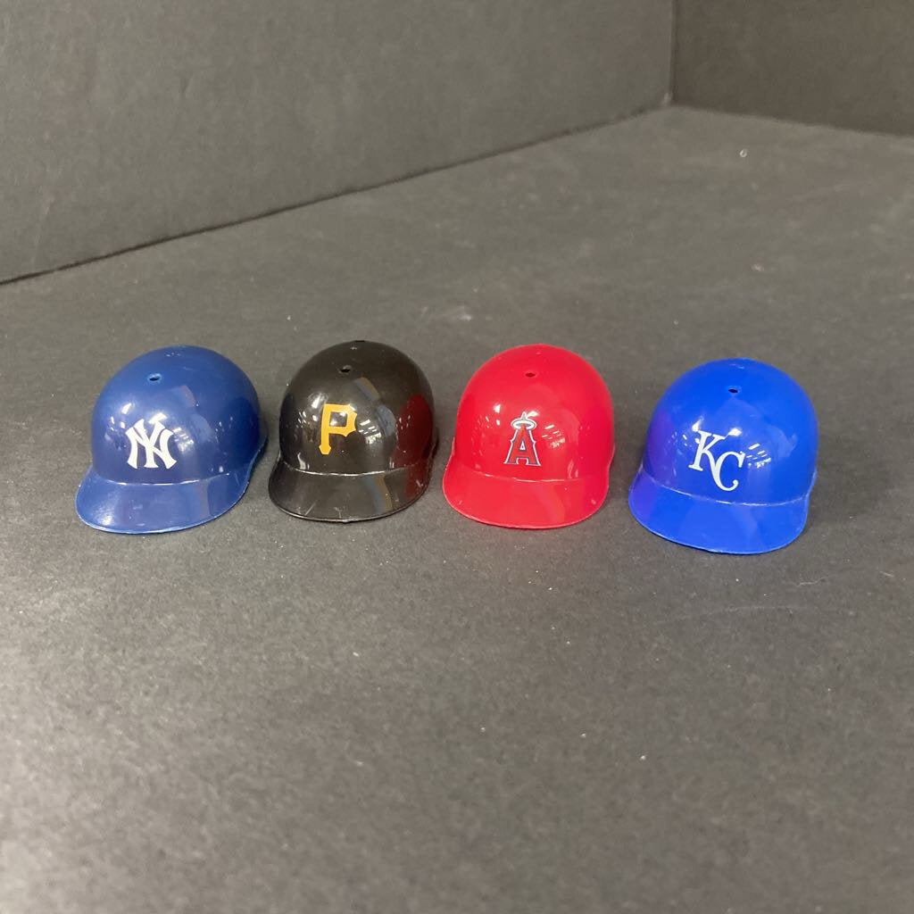 4pk Mini Baseball Batting Helmets