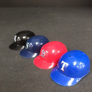 4pk Mini Baseball Batting Helmets