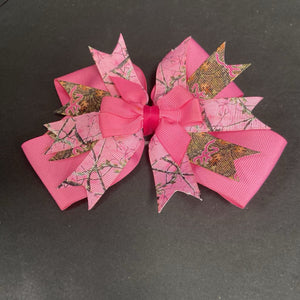 Camo Hairbow Clip
