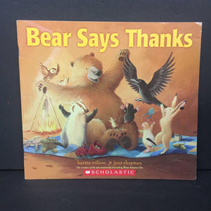 Bear Says Thanks (Karma Wilson) -paperback