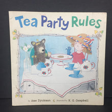 Load image into Gallery viewer, Tea Party Rules (Ame Dyckman) -paperback
