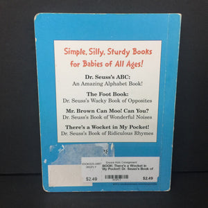 There's a Wocket in My Pocket!: Dr. Seuss's Book of Ridiculous Rhymes -dr. seuss board