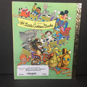 The Train to Timbuctoo (Margaret Wise Brown) (Golden Book Vintage Collectible c. 1979) -hardcover