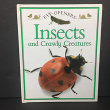 Load image into Gallery viewer, Insects and Crawly Creatures (Eye-Openers) -educational hardcover
