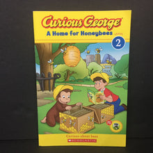 Load image into Gallery viewer, A Home for Honeybees (Curious George Level 2) (Insects) -educational character reader paperback
