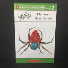 Load image into Gallery viewer, The Very Busy Spider (Penguin Young Readers Level 2) (Eric Carle) -character reader paperback
