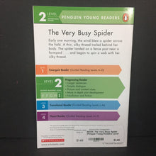 Load image into Gallery viewer, The Very Busy Spider (Penguin Young Readers Level 2) (Eric Carle) -character reader paperback

