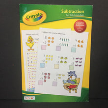 Load image into Gallery viewer, Subtraction (Crayola) -workbook paperback
