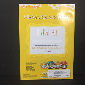 Measure and Cook Math Workbook (Grades 1-3) -workbook paperback