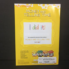 Load image into Gallery viewer, Money and Telling Time Math Workbook (Grades K-1) -workbook paperback
