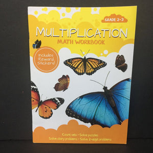 Multiplication Math Workbook (Grades 2 to 3) -workbook paperback