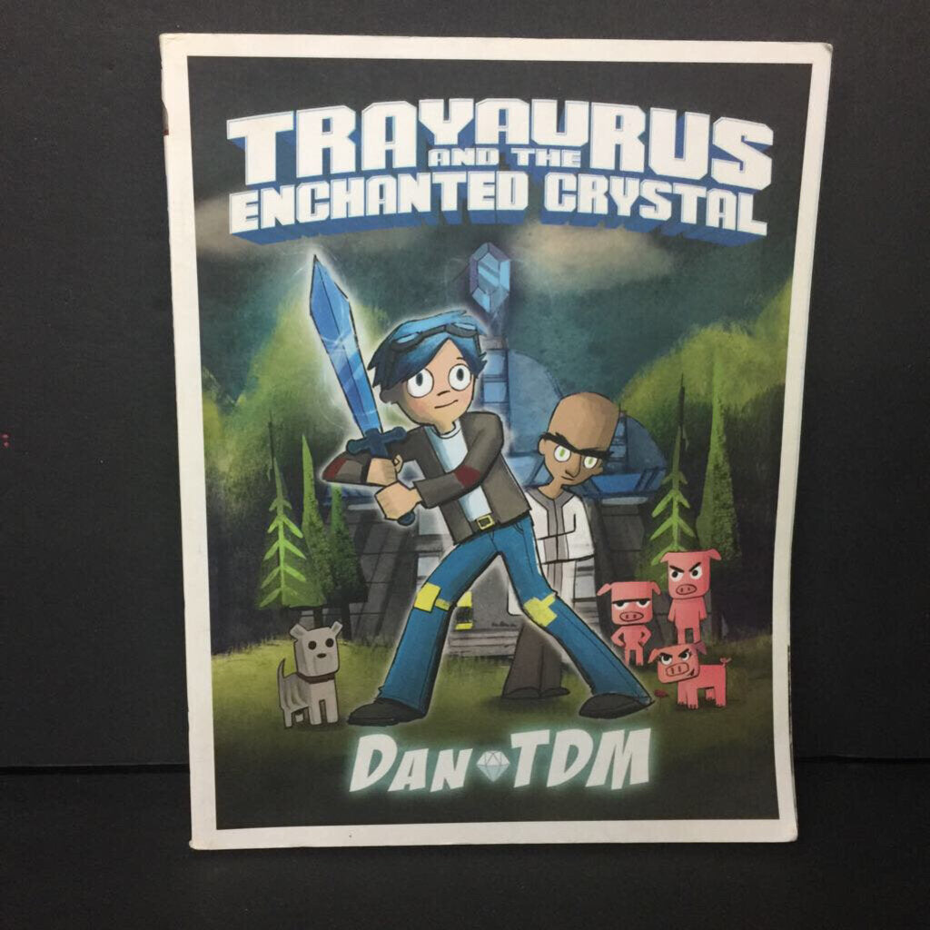 Trayaurus and the Enchanted Crystal (DanTDM) (Minecraft) -character comic paperback