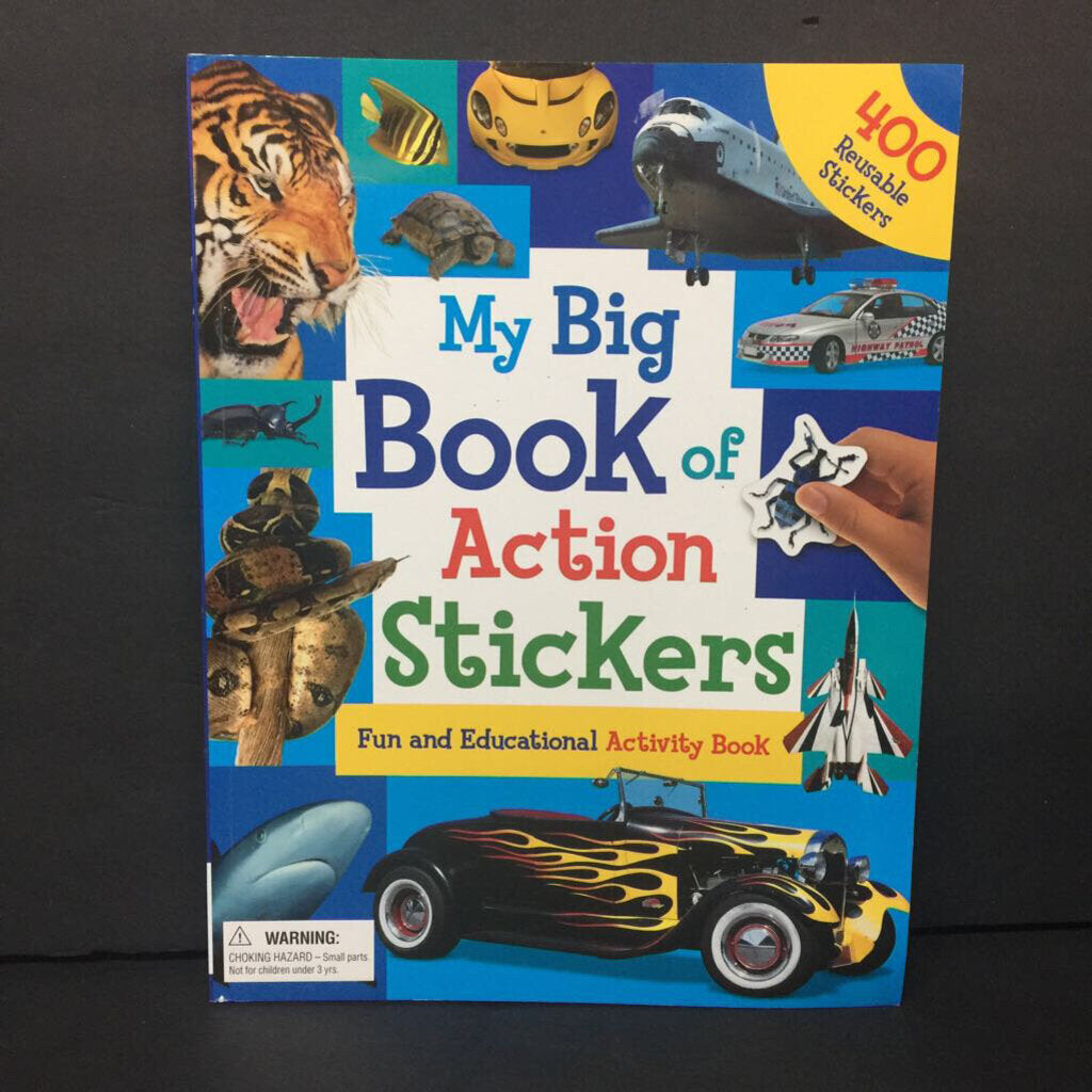 My Big Book of Action Stickers: Fun and Educational Activity Book -educational activity paperback