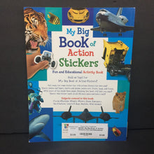 Load image into Gallery viewer, My Big Book of Action Stickers: Fun and Educational Activity Book -educational activity paperback
