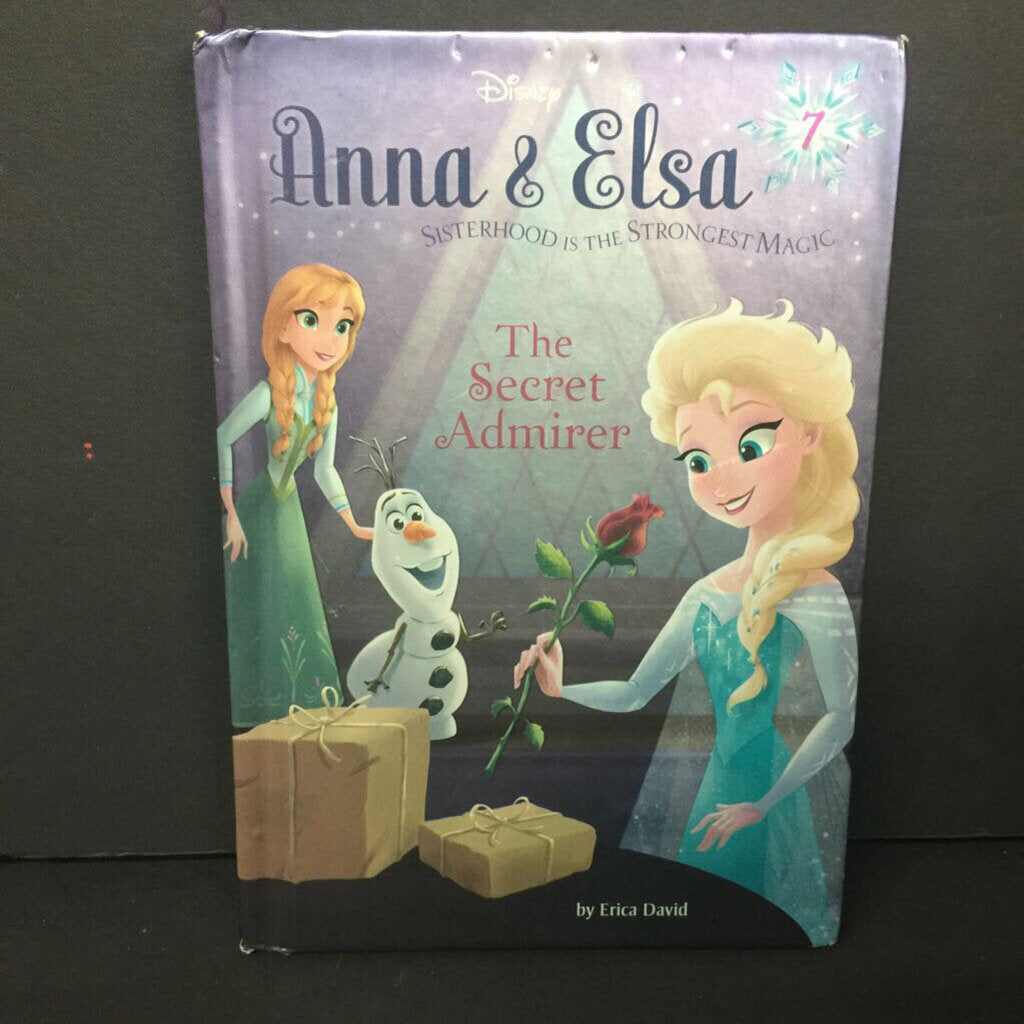 The Secret Admirer (Disney Frozen, Anna & Elsa) (Erica David) -series character hardcover