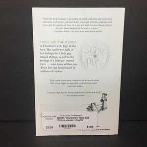 Charlotte's Web (E.B. White) (Harper Cover) -classic chapter paperback