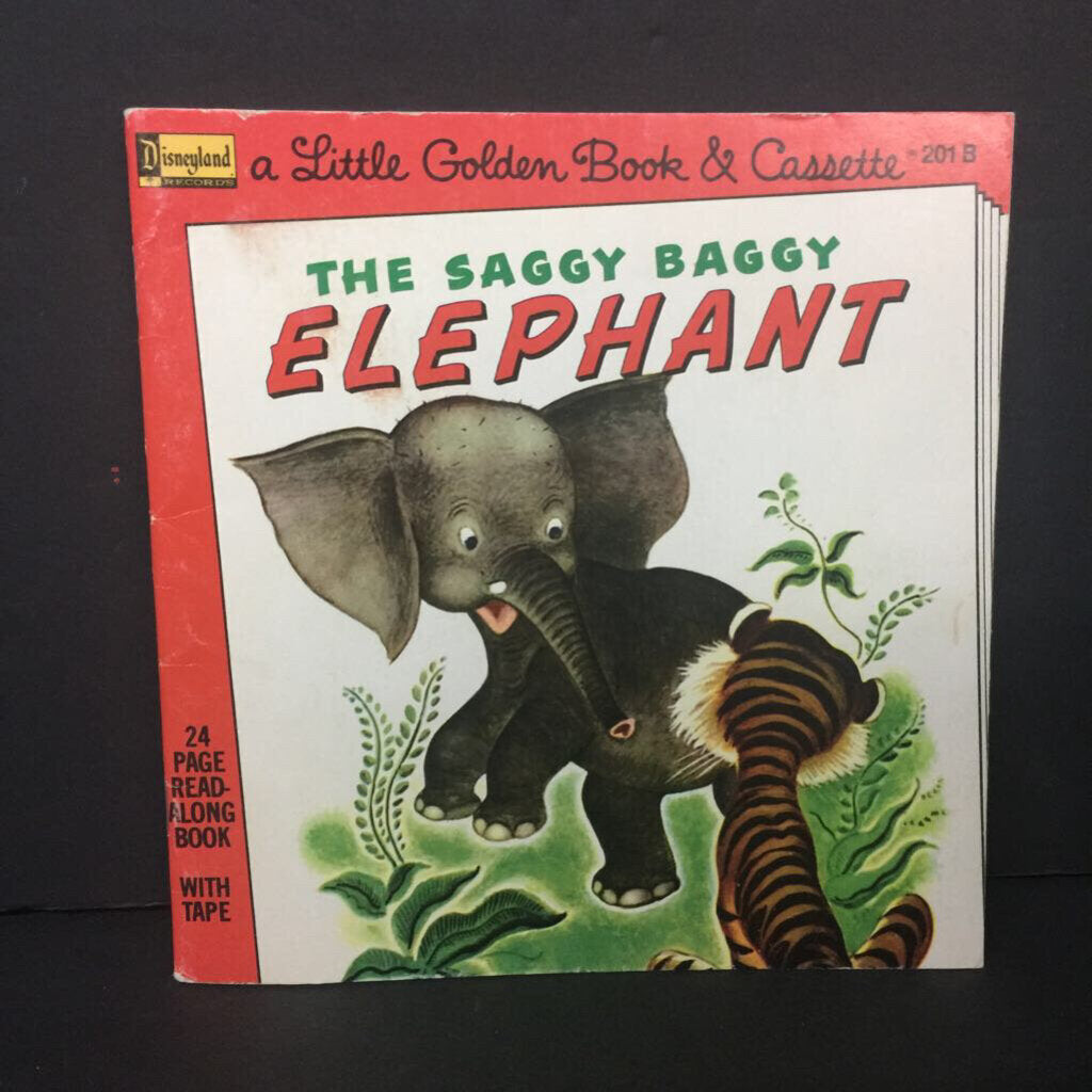 The Saggy Baggy Elephant (Golden Book Disneyland) -paperback