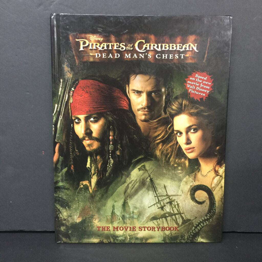 Pirates of the Caribbean: Dead Man's Chest - The Movie Storybook (Catherine McCafferty) -novelization hardcover