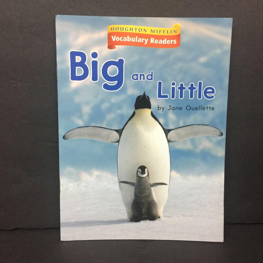 Big and Little (Jane Quellette) (Houghton Mifflin Vocabulary Readers) -reader paperback