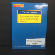 Load image into Gallery viewer, Big and Little (Jane Quellette) (Houghton Mifflin Vocabulary Readers) -reader paperback
