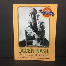 Load image into Gallery viewer, Ogden Nash: Playing with Words (Jiang Qingling) (Houghton Mifflin Leveled Readers) -reader paperback
