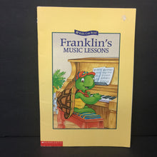 Load image into Gallery viewer, Franklin&#39;s Music Lessons (Kids Can Read) (Paulette Bourgeois) -character reader paperback
