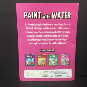 Paint With Water: Princess -activity paperback