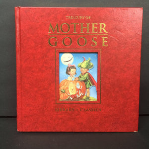 Treasury of Mother Goose Library Classics (Nursery Rhymes) -hardcover