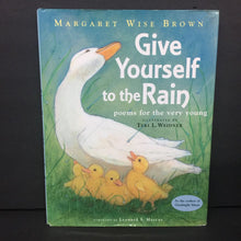 Load image into Gallery viewer, Give Yourself to the Rain: Poems for the Very Young (Margaret Wise Brown) -poetry hardcover
