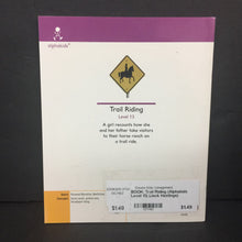 Load image into Gallery viewer, Trail Riding (Alphakids Level 13) (Jack Hastings) (Sports: Horseback Riding) -reader paperback
