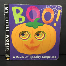 Load image into Gallery viewer, Boo!: A Book of Spooky Surprises (Tiger Tales) (Johnathan Litton) (Season: Fall, Holiday: Halloween) -board
