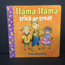 Load image into Gallery viewer, Llama Llama Trick Or Treat (Anna Dewdney) (Season: Fall, Holiday: Halloween) -character board
