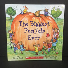 Load image into Gallery viewer, The Biggest Pumpkin Ever (Steven Kroll) (Season: Fall, Holiday: Halloween) -paperback
