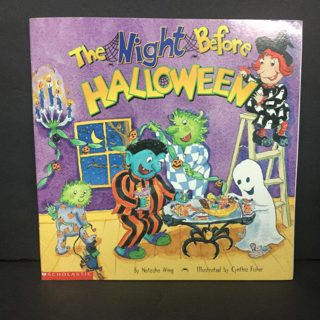 The Night Before Halloween (Natasha Wing) (Season: Fall, Holiday) -paperback