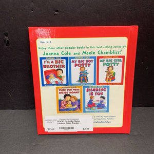 I'm A Big Sister (Joanna Cole) (Family) -hardcover