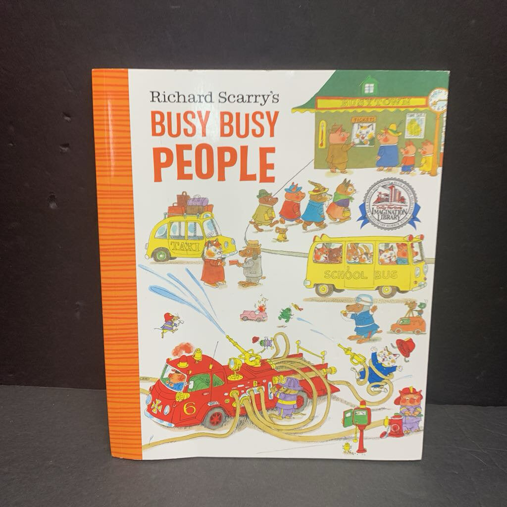 Richard Scarry's Busy, Busy People -paperback