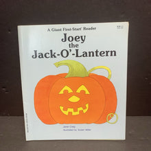 Load image into Gallery viewer, Joey the Jack-O&#39;-Lantern (A Giant First-Start Reader) (Janet Craig) (Season: Fall, Holiday: Halloween)-reader paperback
