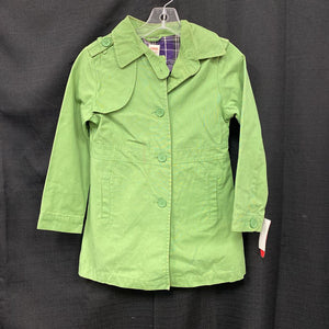 girls gymboree green jacket sz 5-6