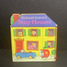Load image into Gallery viewer, Richard Scarry&#39;s Busy Houses (Vintage Collectible 1981) -board
