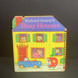 Richard Scarry's Busy Houses (Vintage Collectible 1981) -board
