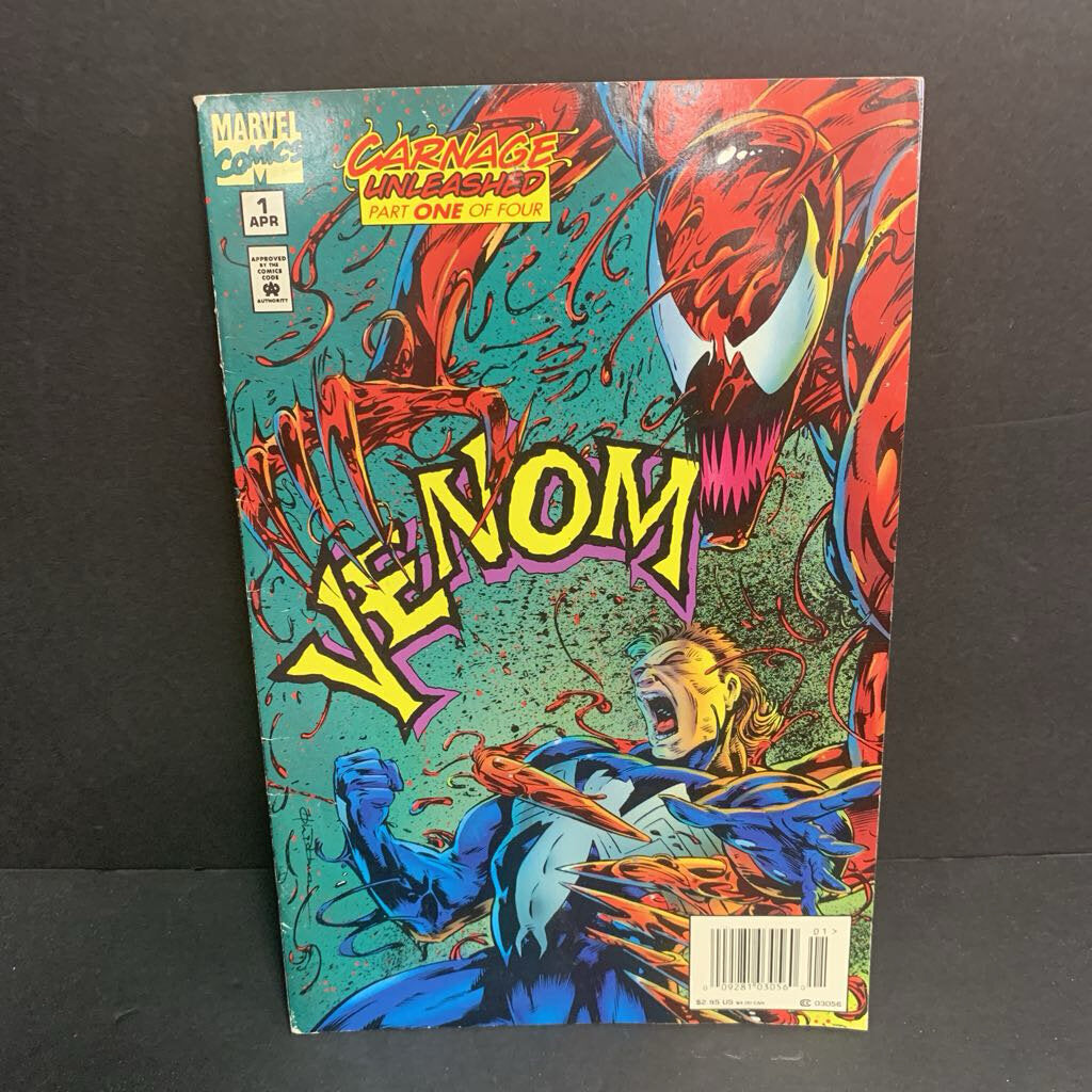 Venom: Carnage Unleashed, Part One (Volume 1, Issue #1, April 1995) (Larry Hama) (Vintage Collectible) (Marvel) -character comic paperback