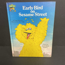 Load image into Gallery viewer, Early Bird on Sesame Street (Sesame Street Book Club) (Jim Henson&#39;s Sesame Street Muppets) (Vintage Collectible 1980) (Linda Hayward) -character hardcover
